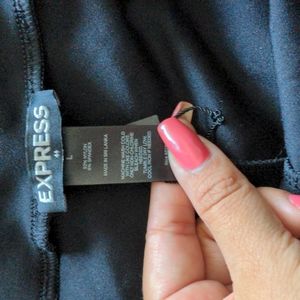 EXPRESS Nylon & Spandex Black Legging
